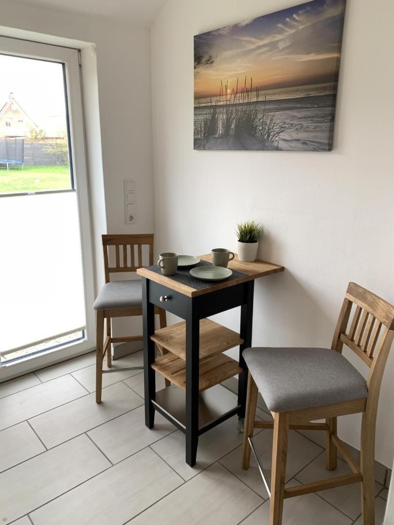 Neu! Schickes Und Modernes Ferienhaus Ant Zingel Krummhörn Exteriör bild