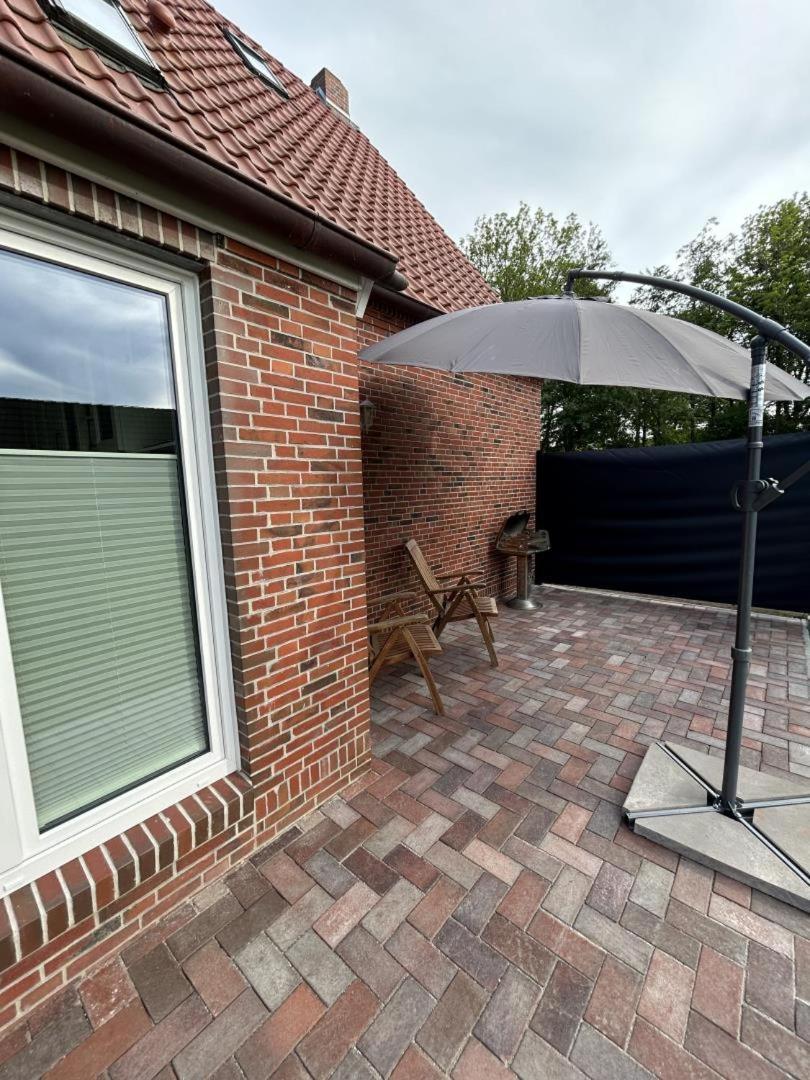 Neu! Schickes Und Modernes Ferienhaus Ant Zingel Krummhörn Exteriör bild